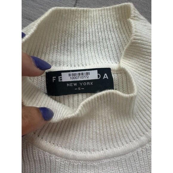 FEW MODA Bell Sleeve Ribbed Sweater Size Small - Picture 7 of 8